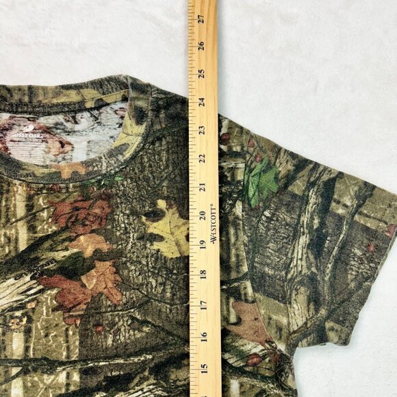 Mossy Oak T Shirt Tree Camouflage Camo Cotton Polyester Men's Size Small (34-36) - Picture 7 of 8
